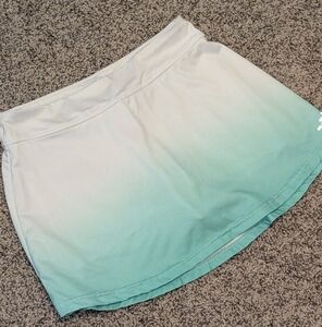 BCG White and Green Sporty Skirt Skort